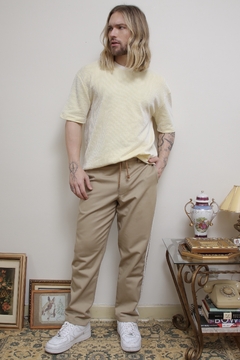 Camiseta listras amarela zara - loja online