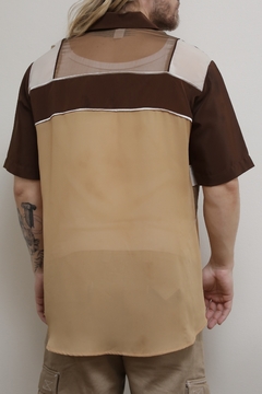 Imagem do Camisa western mostarda rec marrom