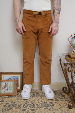 Calça veludo cotele ADIDAS marrom - Capichó Brechó