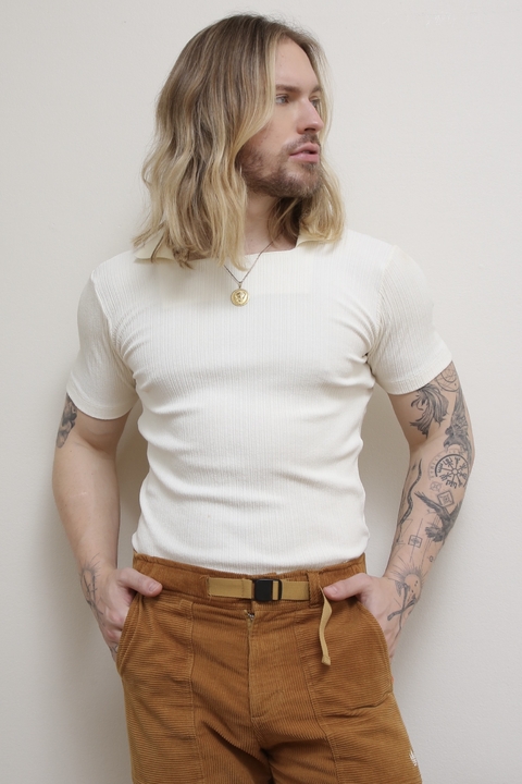 Blusa ROCUS creme textura