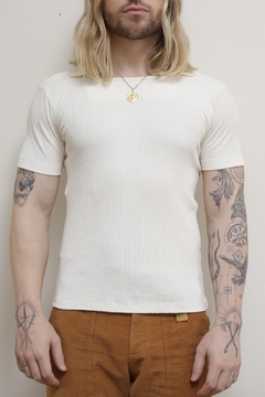 Blusa ROCUS creme textura na internet