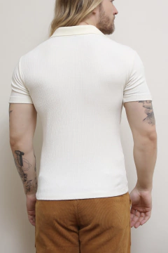 Blusa ROCUS creme textura - Capichó Brechó