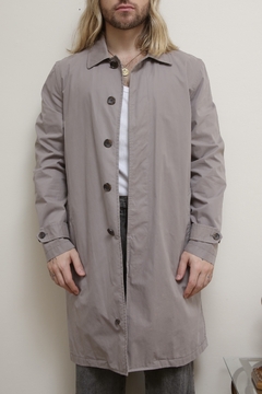 Sobretudo cinza forro xadrez J. CREW