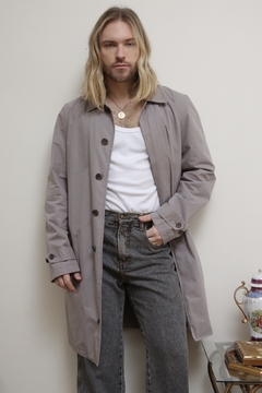 Sobretudo cinza forro xadrez J. CREW - loja online