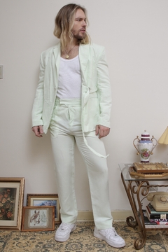 Conjuto verde BLAZER + CALÇA DONNI PROJECT - Capichó Brechó