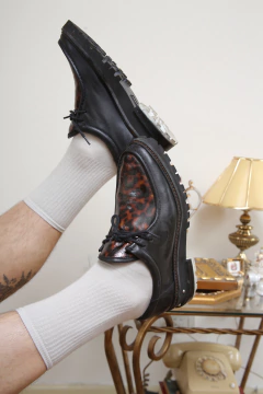 Sapato Corcel couro mocassim onça 42 - comprar online