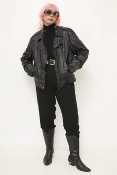 Imagem do Jaqueta 100% couro recortes matelasse