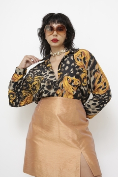 Camisa onca versailhes vintage na internet
