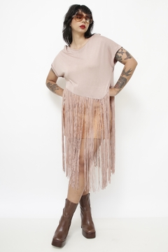 Camiseta ZARA franjas bege - comprar online