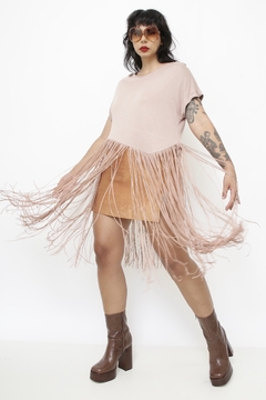 Camiseta ZARA franjas bege - comprar online
