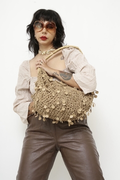 Imagem do Bolsa couro efeito rustico