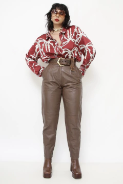 Camisa western vinho cordas e cela - loja online