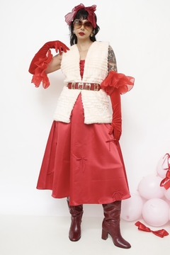 Colete pelucia rosa forrado - comprar online