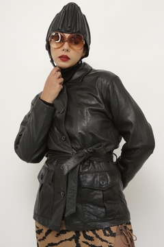 capacete couro vintage forrado - comprar online