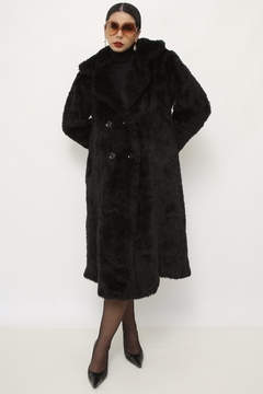 Maxi casaco pelucia vintage