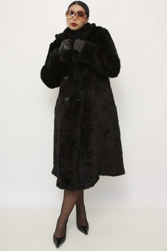Maxi casaco pelucia vintage - comprar online