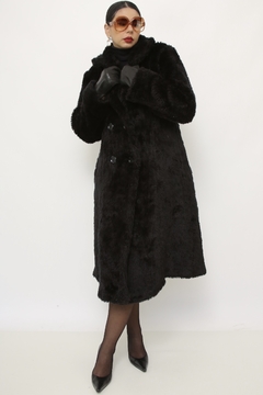 Maxi casaco pelucia vintage