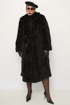 Maxi casaco pelucia vintage