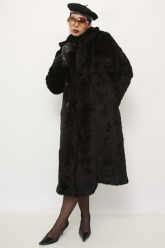 Maxi casaco pelucia vintage