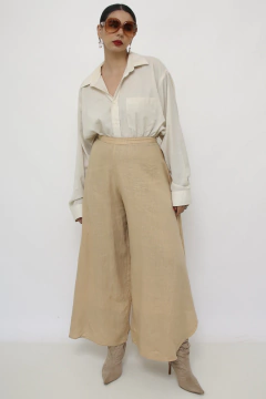 Camisa off vintage ampla - comprar online
