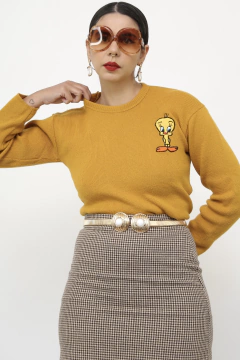 Imagem do Saia xadrez vintage curta