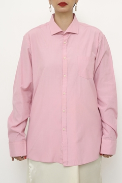 Imagem do Camisa rosa manga longa
