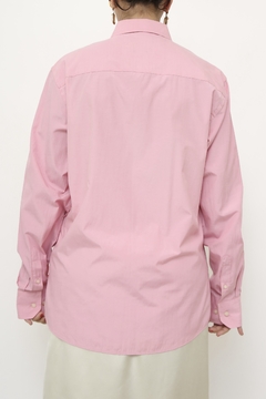 Camisa rosa manga longa na internet