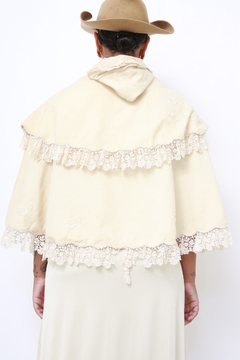 Capa de algodão com renda de Bebe vintage - loja online