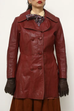 Casaco couro CHERRY vintage 70 ´s na internet