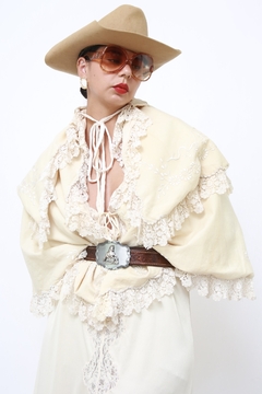 Capa de algodão com renda de Bebe vintage na internet
