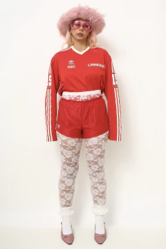 Shortinhs ADIDAS VINTAGE vermelho clássico