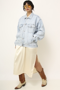 Jaqueta jeans clara forro matelasse euro jeans na internet