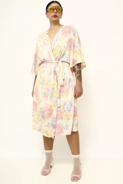 Robe floral vintage chic