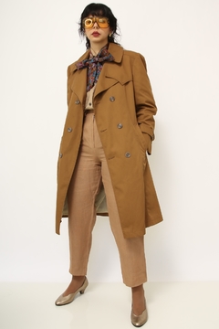 Trench Coat BURBERRYS VINTAGE MARROM na internet