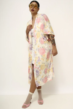 Robe floral vintage chic - loja online