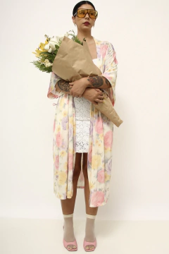 Robe floral vintage chic - Capichó Brechó