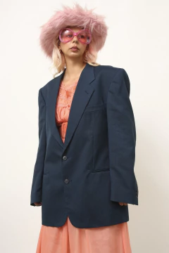 Blazer YVES SAINT LAURENT verde petróleo vintage - Capichó Brechó