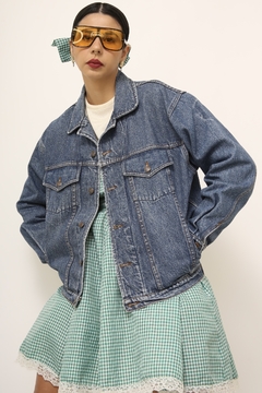 Jaqueta jeans vintage classica - comprar online