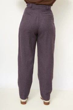 Calça roxa 100% lã