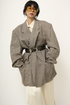 Imagem do Maxi blazer xadrez YVES SAINT LAURENT