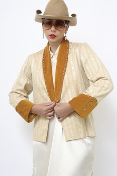 Blazer bordado CHARLESTON western - Capichó Brechó