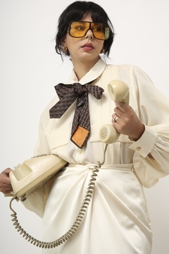 Gravata Christian Dior marrom vintage na internet