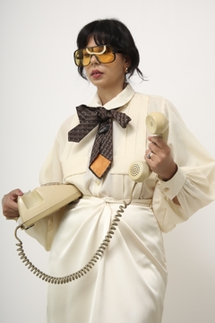 Gravata Christian Dior marrom vintage - Capichó Brechó