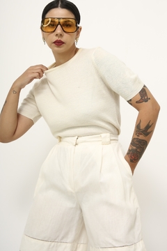 Blusa pulover vintage creme