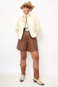 Blazer cropped LÃ COM SEDA KENZO - comprar online