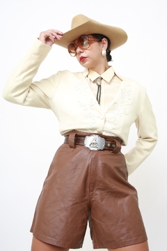 Blazer cropped LÃ COM SEDA KENZO - comprar online