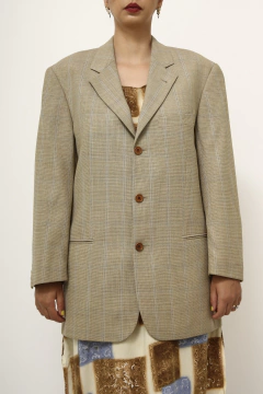 Blazer bege HUGO BOSS forrado vintage na internet
