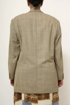 Blazer bege HUGO BOSS forrado vintage - loja online