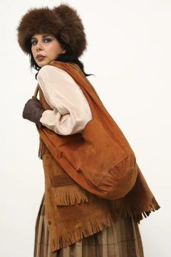 Imagem do Bolsa couro telha vintage