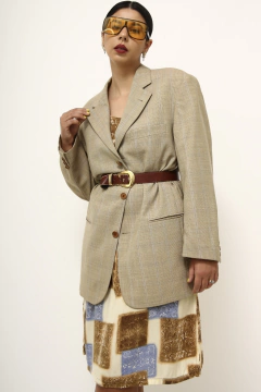 Blazer bege HUGO BOSS forrado vintage